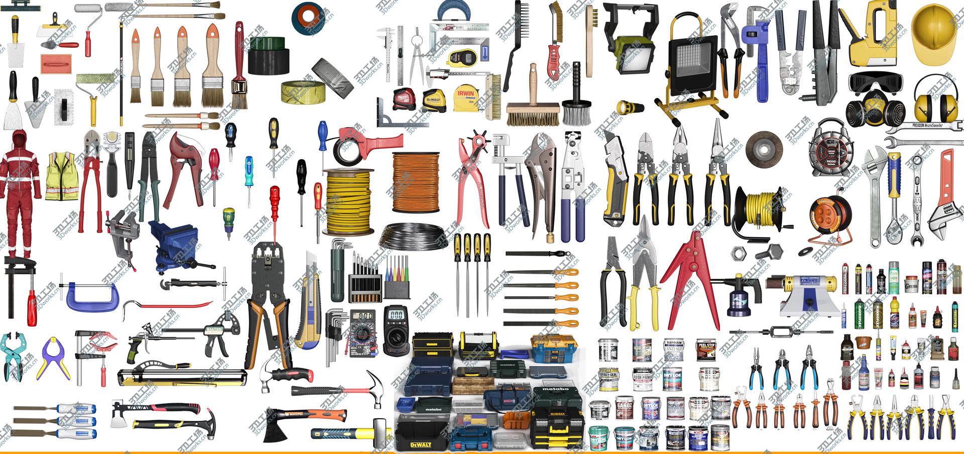 images/goods_img/202104021/3D model 255 MODELS GARAGE TOOLS MEGAPACK/1.jpg